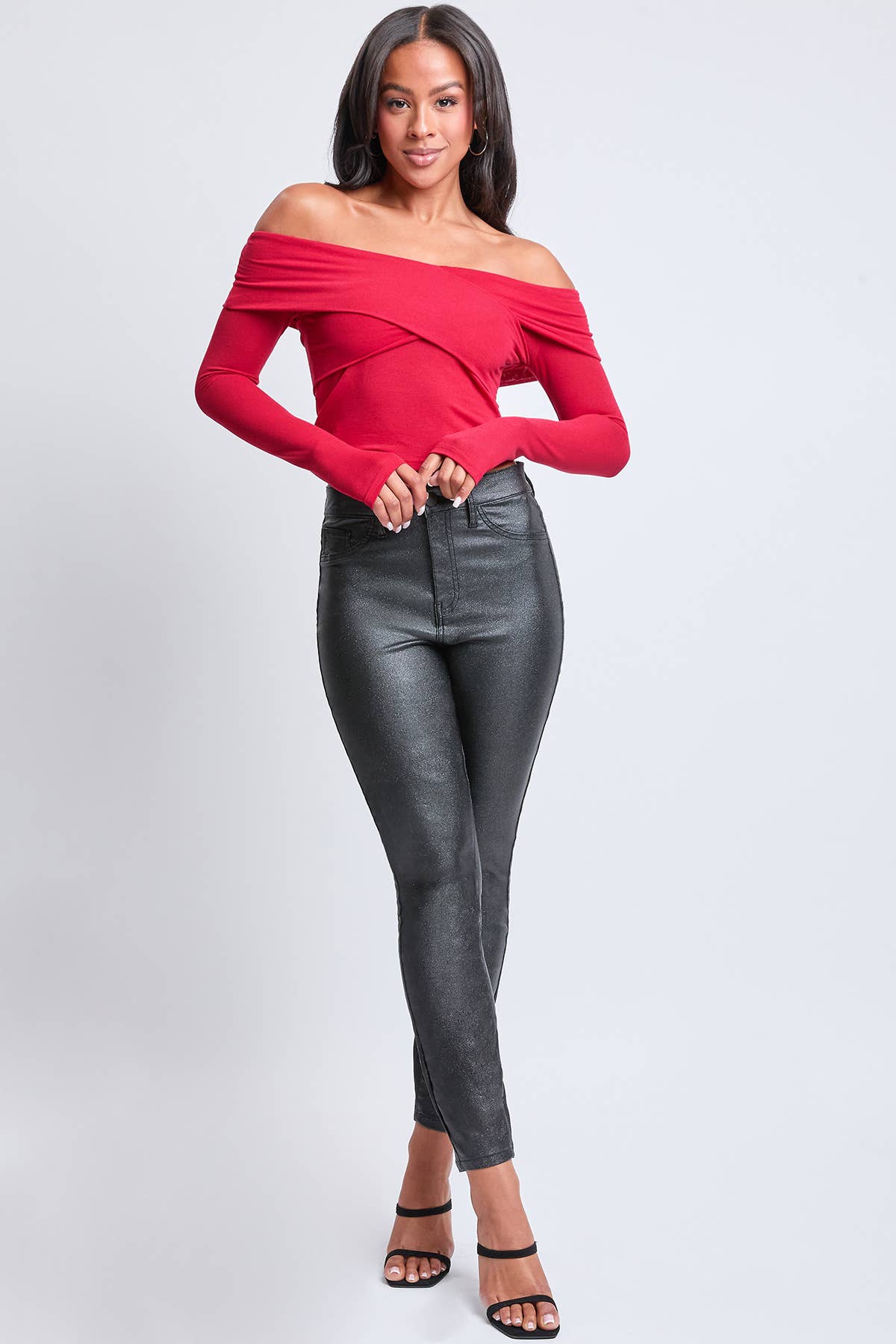 HIRISE METALLIC SKINNY JEAN