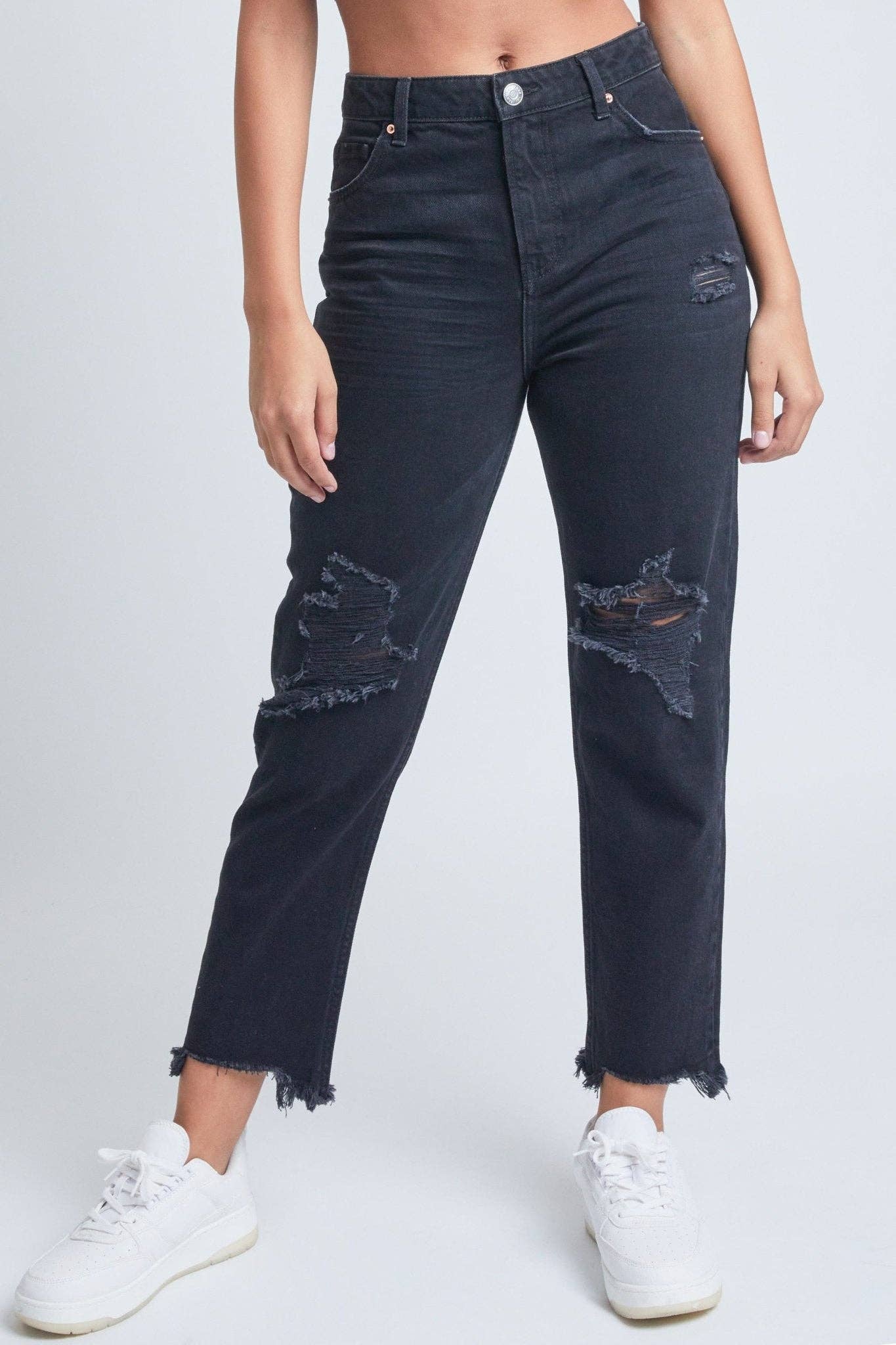 HIRISE MOM FIT ANKLE JEAN