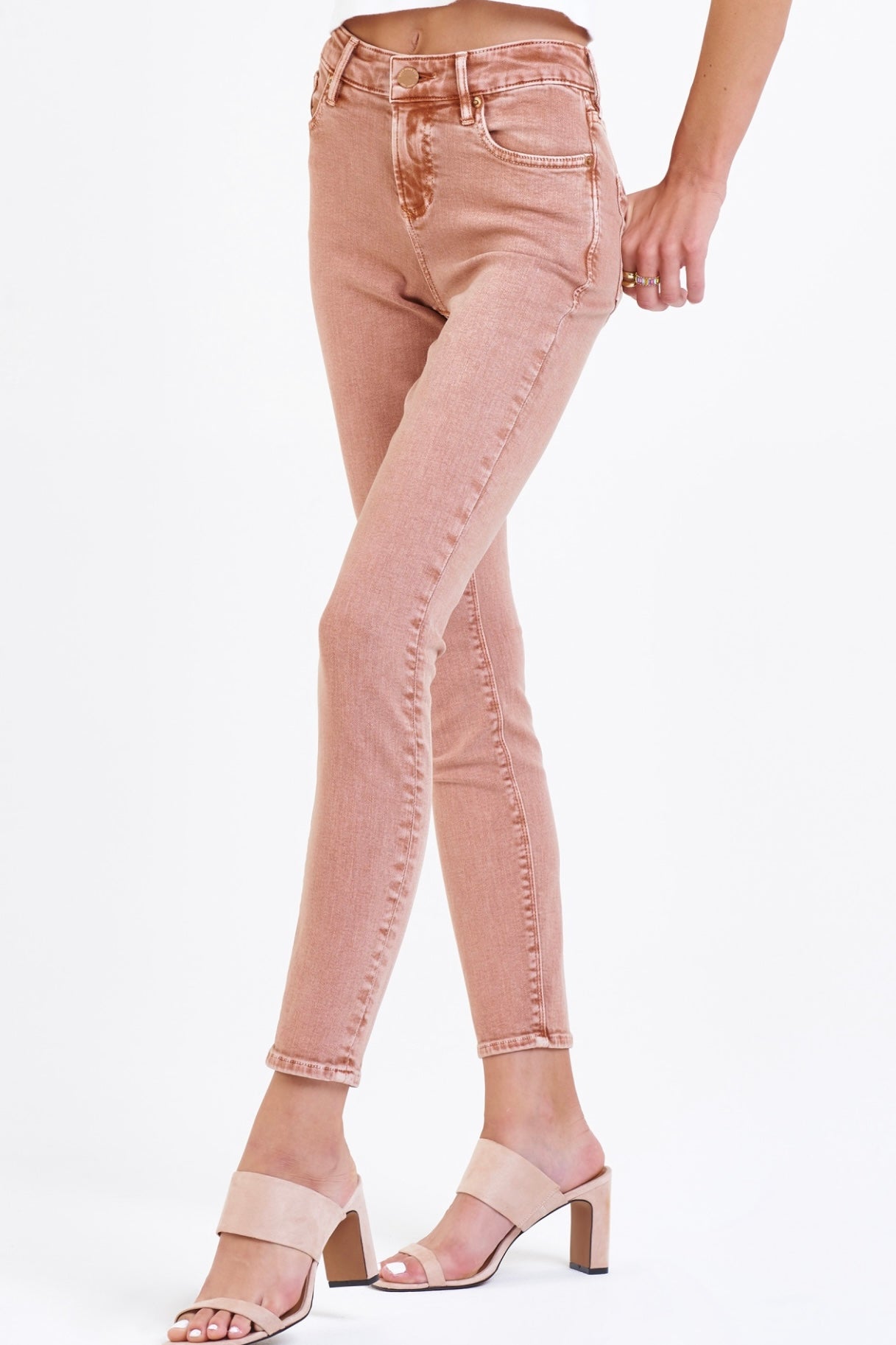 GISELE HIRISE ANKLE SKINNY