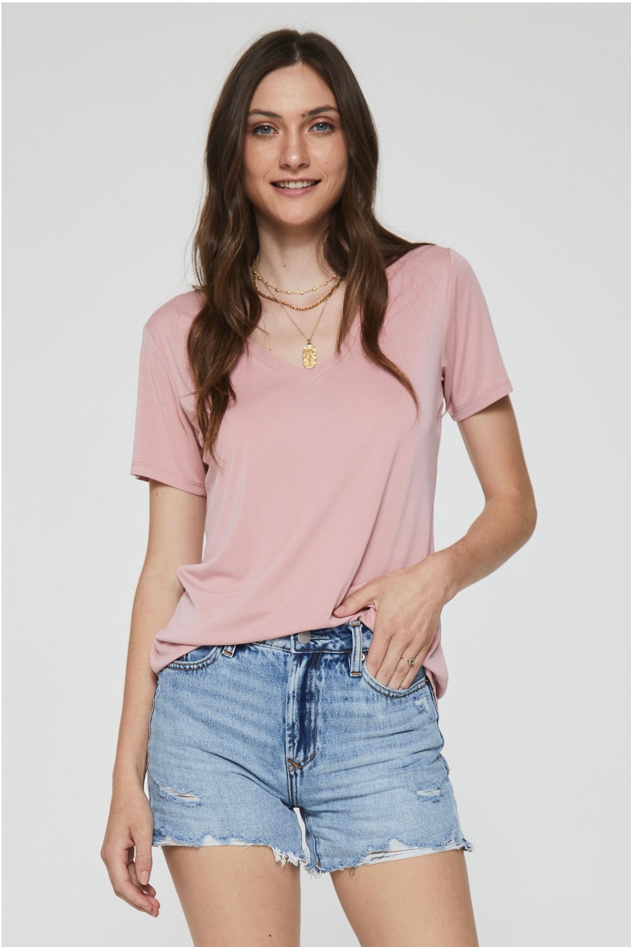 MEGAN CENTER SEAM TOP