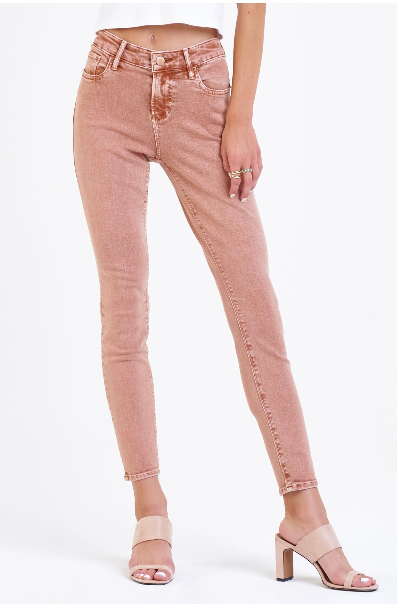 GISELE HIRISE ANKLE SKINNY
