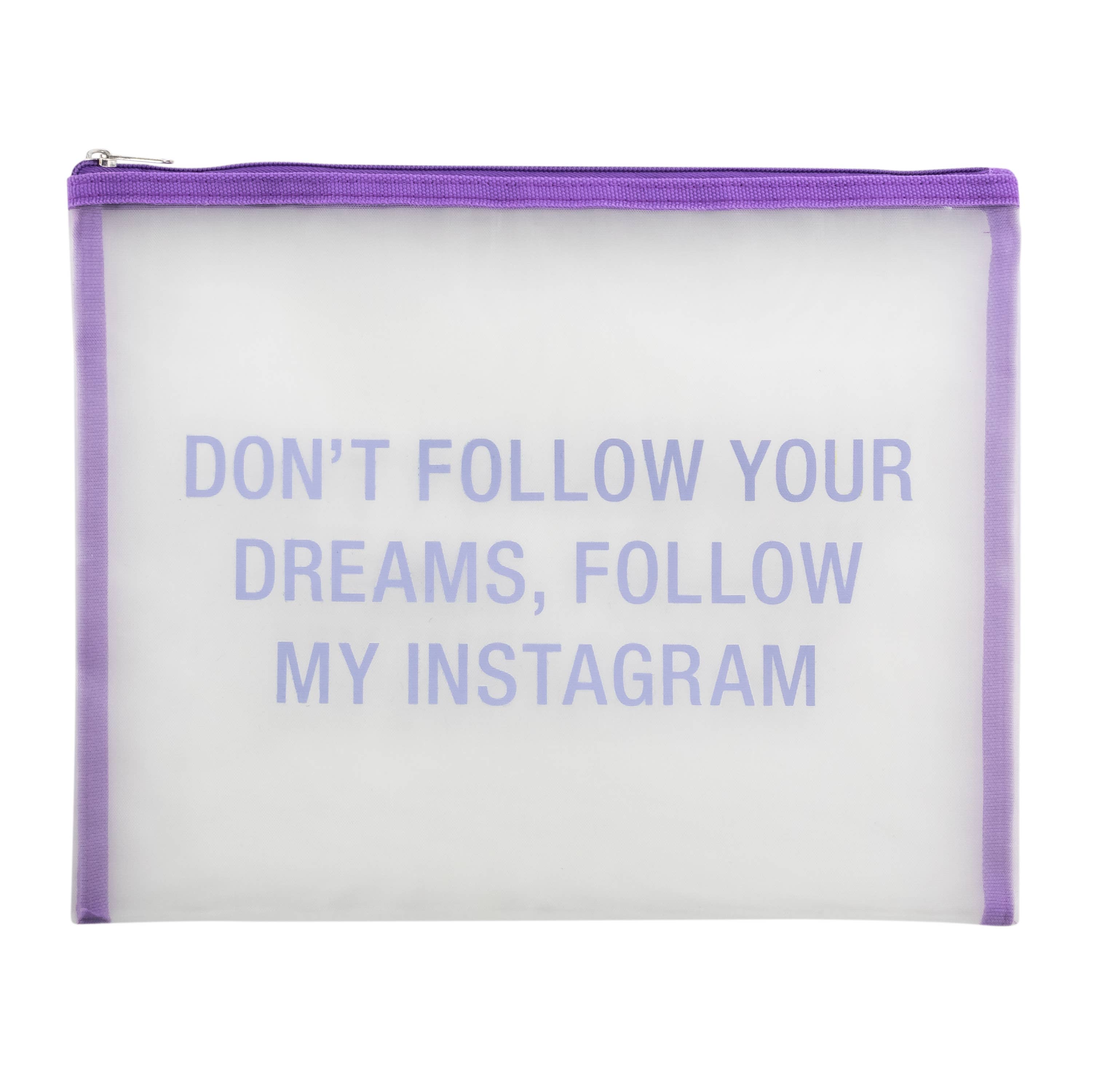Follow My Instagram Portfolio Mesh Bag