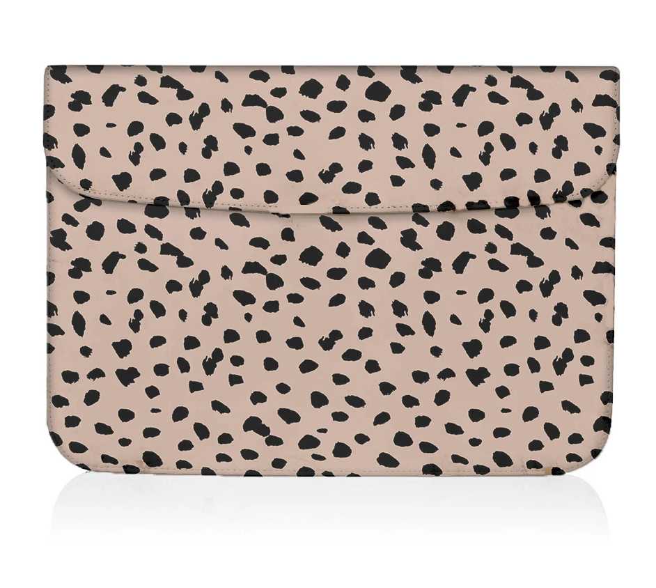 Tan Spots Laptop Sleeve