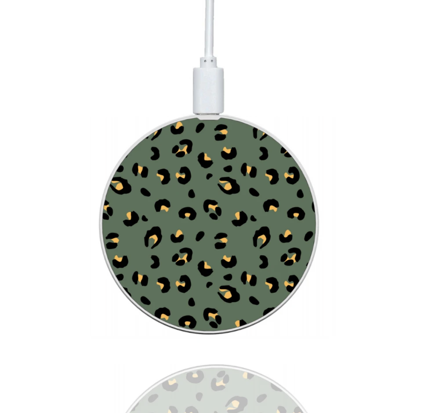 Khaki Leopard Wireless Charger