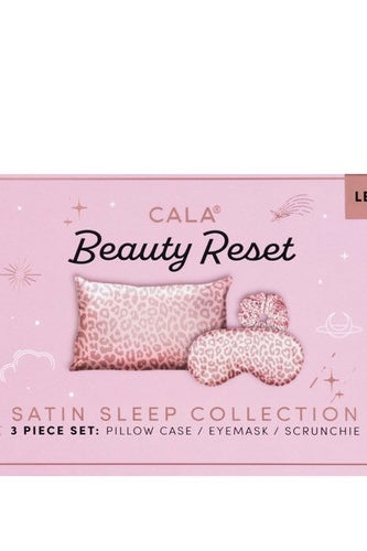 BEAUTY RESET SATIN SLEEP COLLECTION LEOPARD