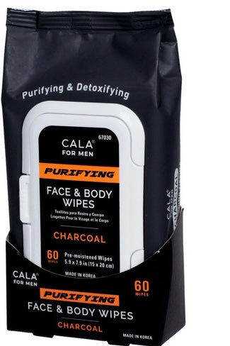 MEN'S REFRESHING FACE & BODY WIPES