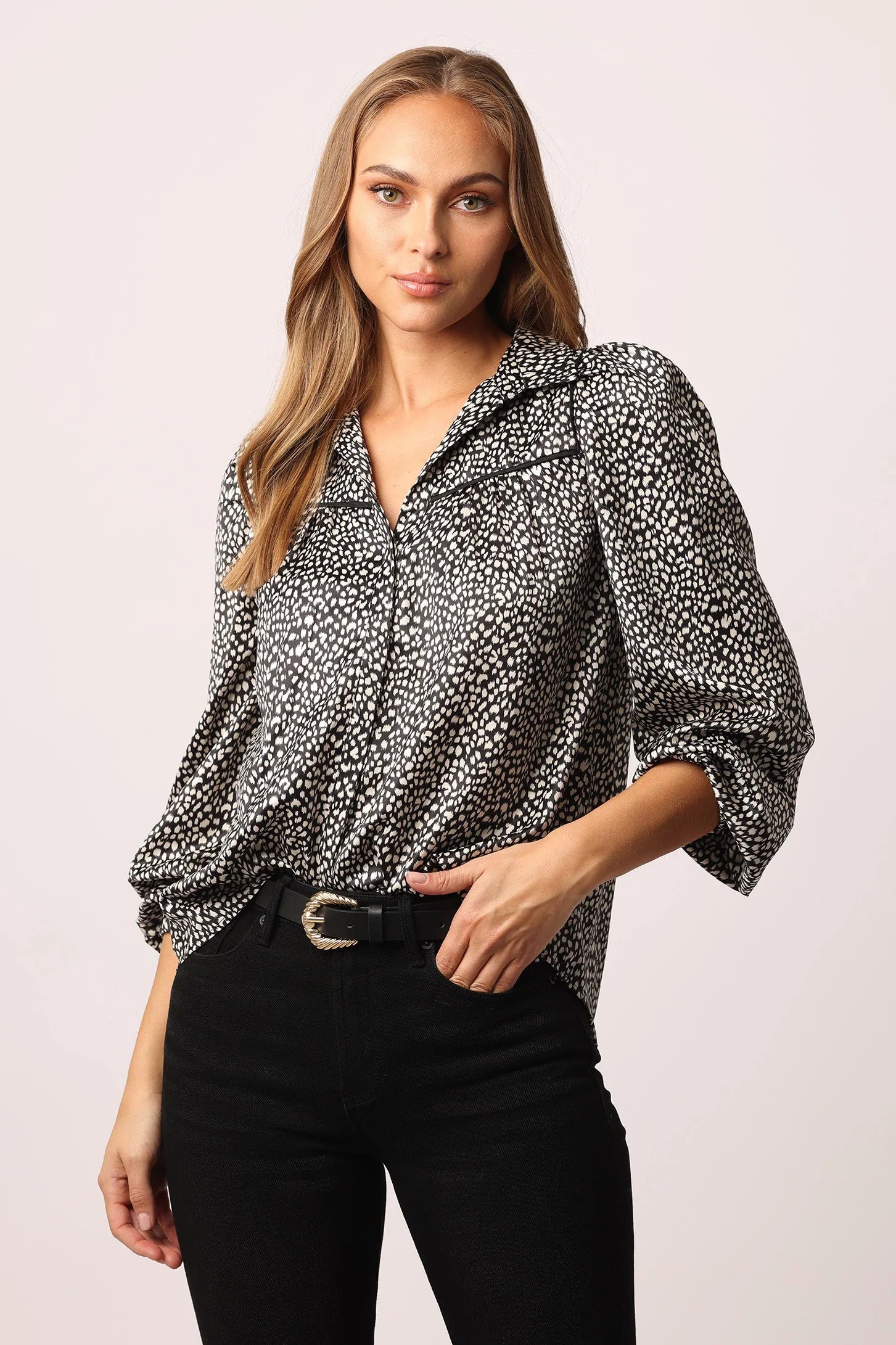 ALANA BUTTON DOWN TOP