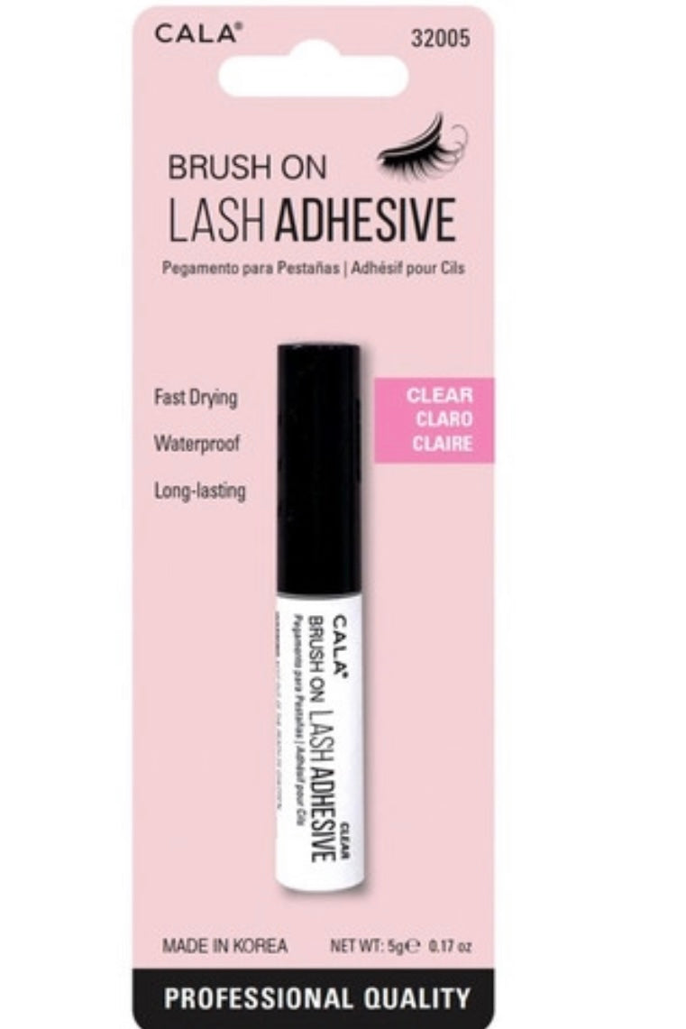 BRUSH-ON EYELASH GLUE (CLEAR)