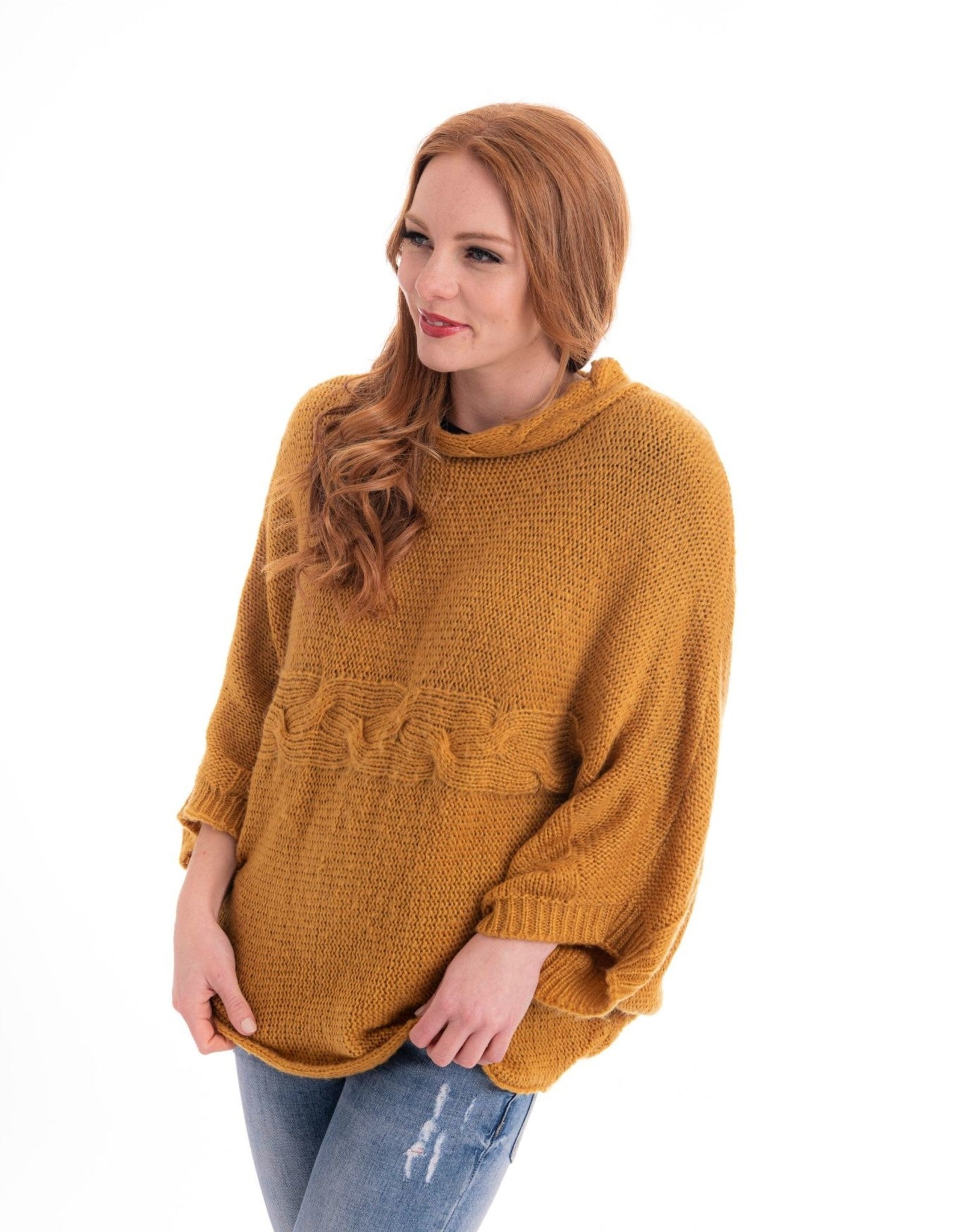 BRAID TOP SWEATER