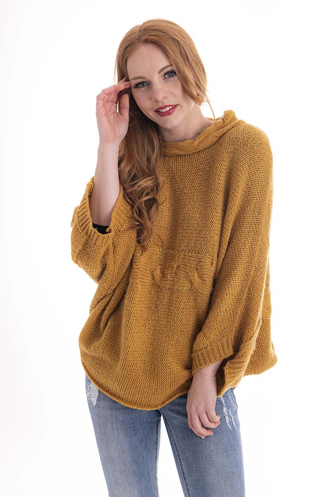 BRAID TOP SWEATER