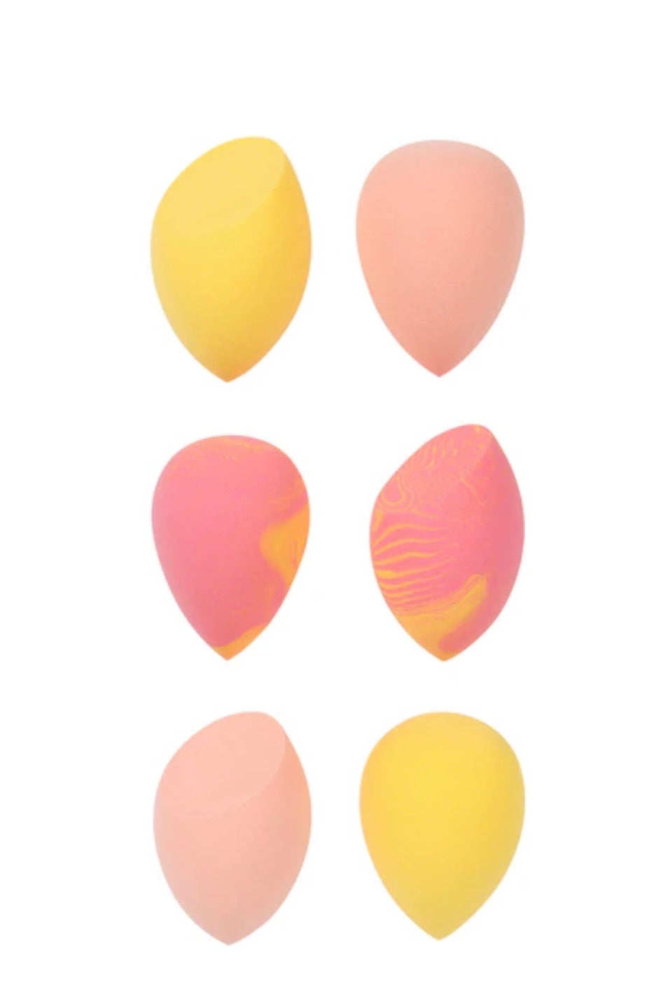 LEMONADE SWIRL BLENDING SPONGES (6 PCS W/ REUSABLE CUP)