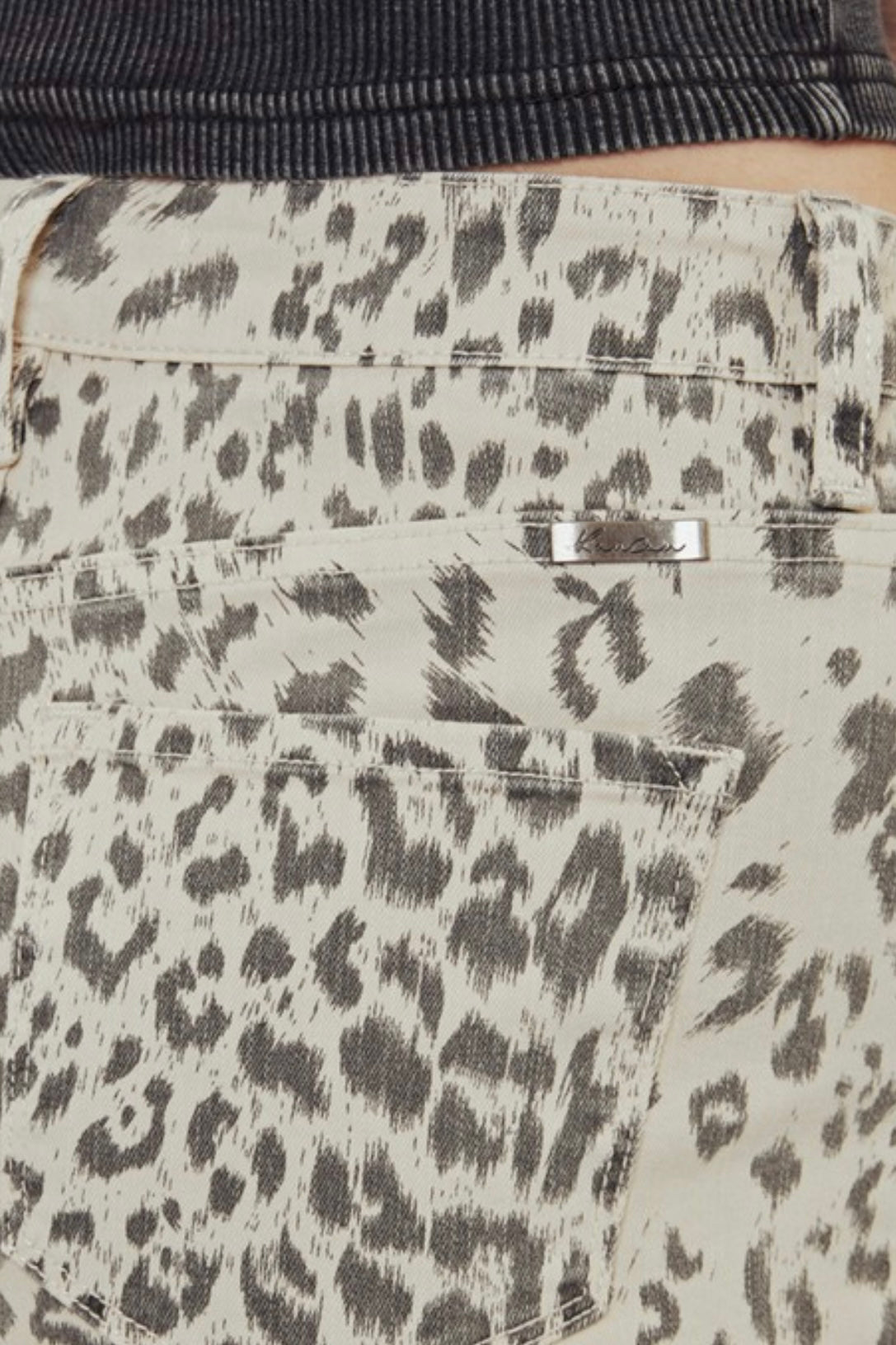 DEL REY HIRISE LEOPARD PRINT SHORTS