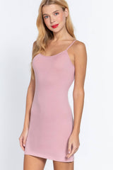 Cami Dress With Adjustable Spaghetti Straps