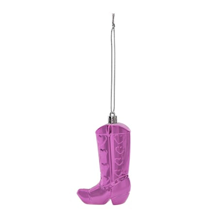 Hotpink Cowboy Boot Ornament