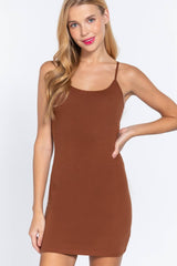 Cami Dress With Adjustable Spaghetti Straps