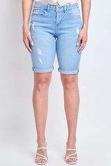 BERMUDA SHORTS WITH TUMMY CONTROL