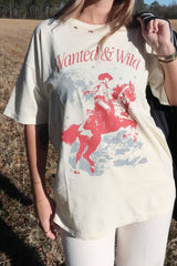 WANTED AND WILD GRAPHIC TEE