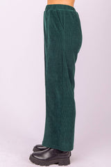 SOFT CORDUROY PINTUCK STRAIGHT LEG PANT