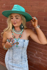 VINTAGE WASHED STRAPLESS CORSETT STYLE DENIM DRESS WITH ZIPPERED BACK