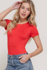 Short Sleeve Crew Neck ITY Bodysuit