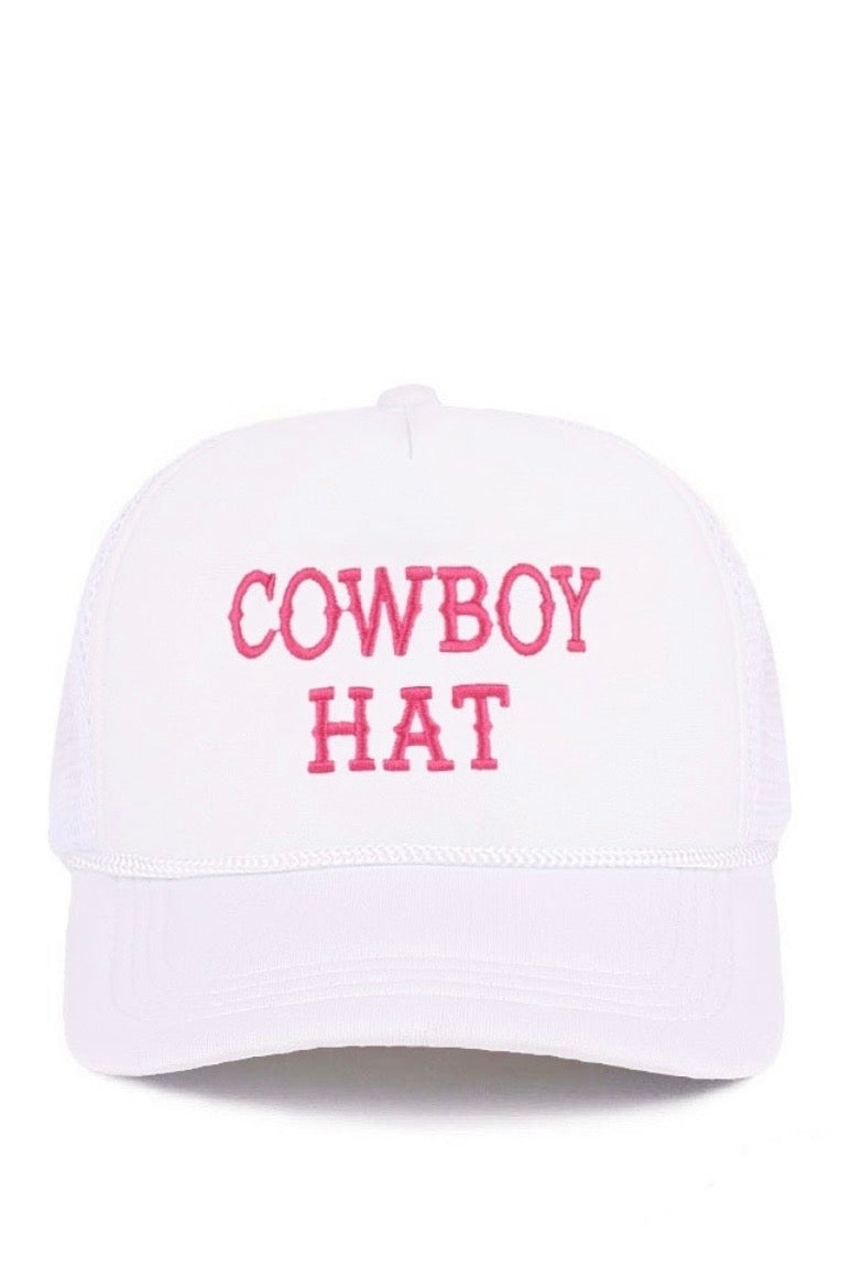 THE " COWBOY HAT " MESH BACK CAP