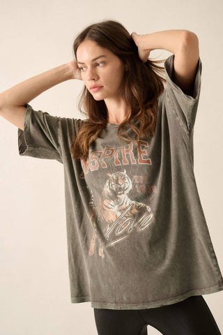 INSPIRE TIGER VINTAGE GRAPHIC TEE