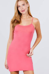 Cami Dress With Adjustable Spaghetti Straps