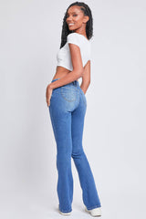 WANNABETTABUTT MIDRISE BOOTCUT CLEAN WASH JEANS