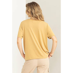 MODAL BOXY SHORT SLEEVE TEE