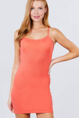 Cami Dress With Adjustable Spaghetti Straps