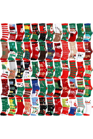 FUZZY CHRISTMAS SOCKS