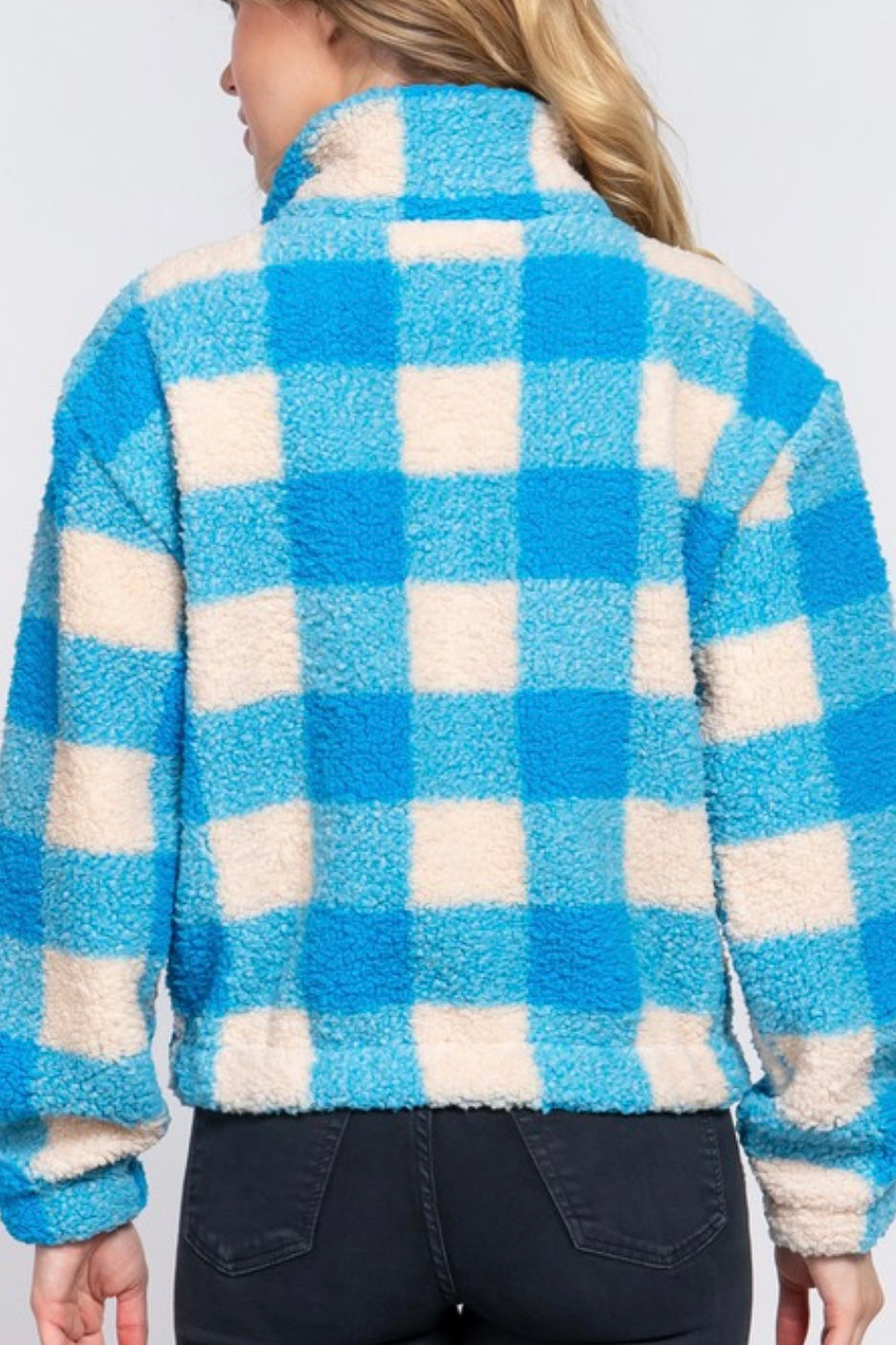 BUFFALO PLAID SHERPA JACKET