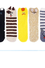 FUZZY ANIMAL SOCKS