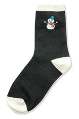 COLORBLOCK SNOWMAN SOCKS