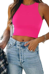 RACERBACK CROP TANK