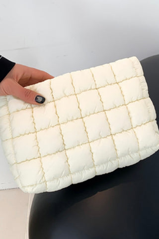 PUFFER MAKEUP BAG/CLUTCH