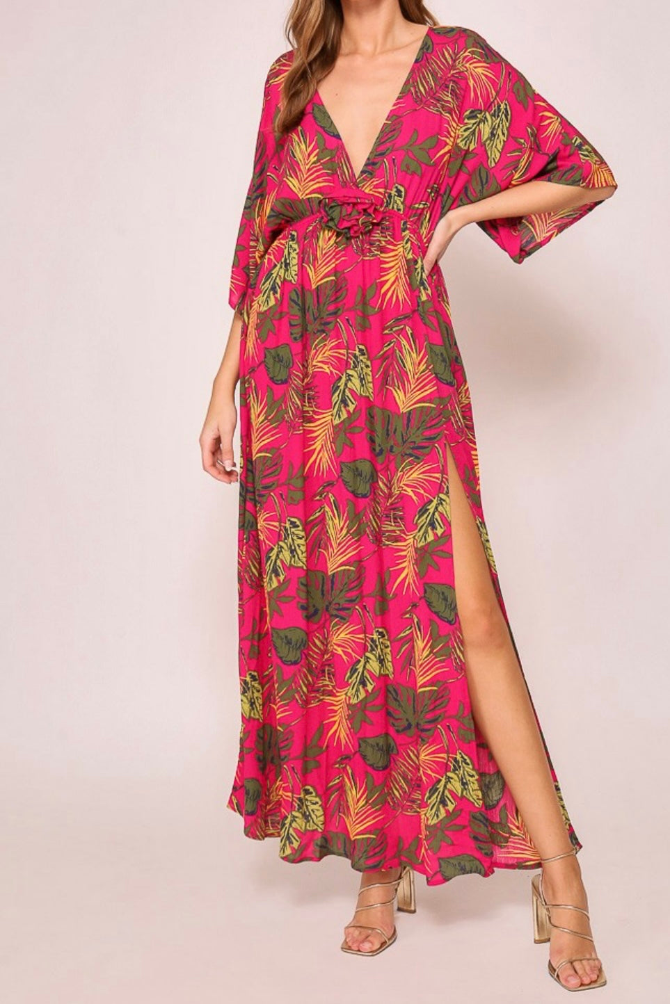 dolman sleeve maxi dress Rib Dress- Olive XXS 10) Runs slightly big Dolman Sleeve Rib Maxi Dress-