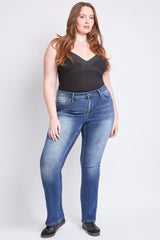 CURVY MIDRISE PREMIUM STITCH BOOTCUT JEANS