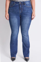 CURVY HIRISE SLIM BOOTCUT JEANS