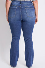 CURVY HIRISE SLIM BOOTCUT JEANS