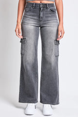 HIRISE SKATER WIDE LEG CARGO JEANS