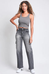 HIRISE SKATER WIDE LEG CARGO JEANS