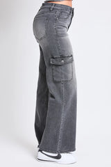 HIRISE SKATER WIDE LEG CARGO JEANS