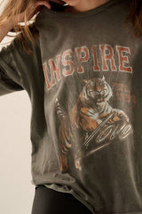 INSPIRE TIGER VINTAGE GRAPHIC TEE