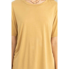 MODAL BOXY SHORT SLEEVE TEE