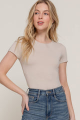 Short Sleeve Crew Neck ITY Bodysuit