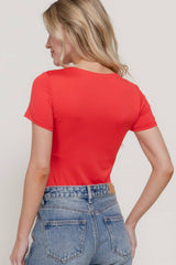 Short Sleeve Crew Neck ITY Bodysuit