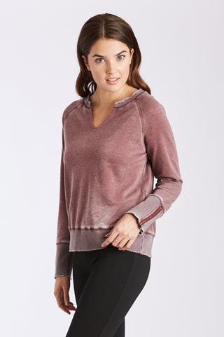 ANYA B/O L/S VNCK PULLOVER