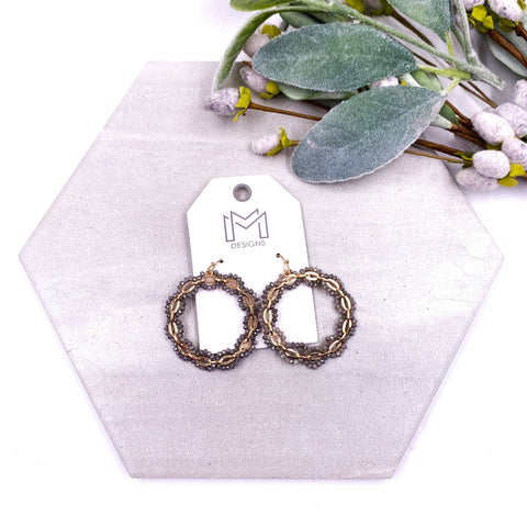 Chaney Earrings - Grey