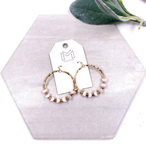Wilma Earrings - Ivory